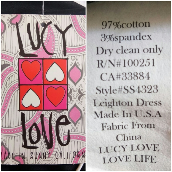 NWT Lucy Love Strapless Mini Dress Black - Picture 8 of 9